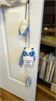 Ceramic Owl Windchimes