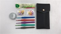 New Yarn Weaving Craft Tools In Carry Pouch