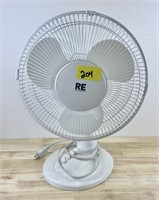 White Desk Fan