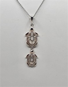 Sterling Silver Chain And Pendant