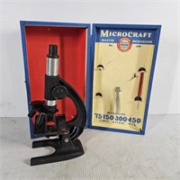 Vintage Microcraft Microscope Set