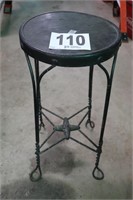 Wood & Iron Plant Stand/Stool(R1)