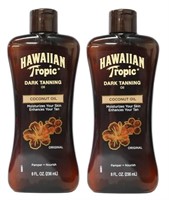 2 X Coconut Tanning Dark Oil 236mL Each