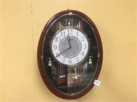 Small World Oval Clock 14 x 19