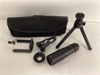 20X Mobile Telephoto Lens Monocular in Bag