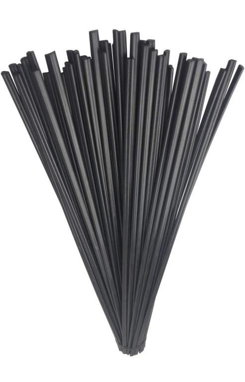 ( New / 50pcs ) Black PE HDPE Plastic Welding