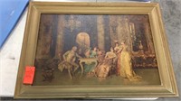 Framed early French scene