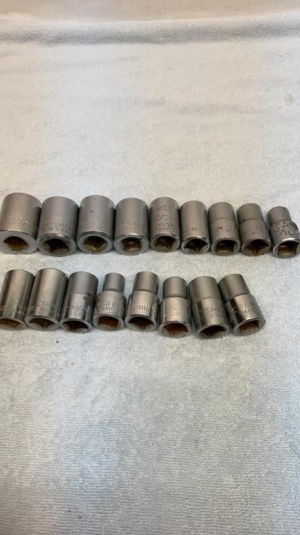 Craftsman half-inch drive sockets