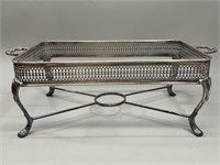 Casserole Heater Silver plated Dish VTG