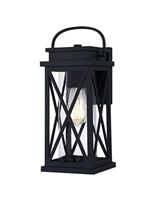 Quoizel Saint Elias Matte Black Wall Light $79