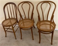 Oak Bent Wood Chairs