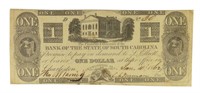 1862 Charleston S.C. $1 Obsolete