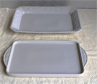 Longaberger Serving Platters set of 2