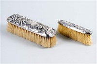 ART NOUVEAU SILVER BRUSHES