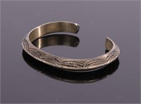 NORA TAHE NATIVE AMERICAN STERLING Cuff Bracelet