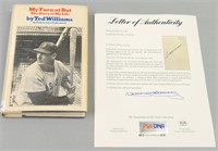 Ted Williams My Turn at Bat Signed Book PSA\DNA