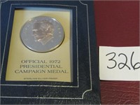 1972 STERLING PRESIDENTAL CANPAIGN MEDAL