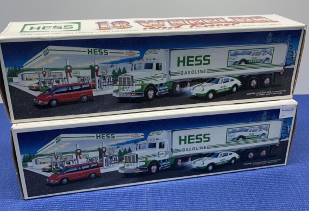 Hess 18 Wheeler and Racer 2 Pcs