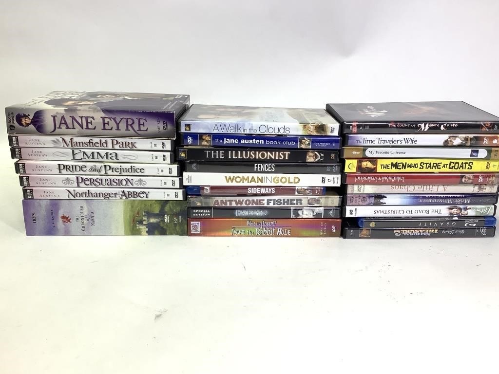 31 DVD Movies in 26 Cases Jane Eyre