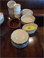 LOT ASSORTED MISC. DISHES 35 PIECES