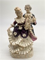 Vintage Porcelain Victorian Couple Figurine