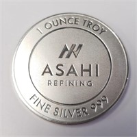 1 Oz Fine 999 Asahi Coin