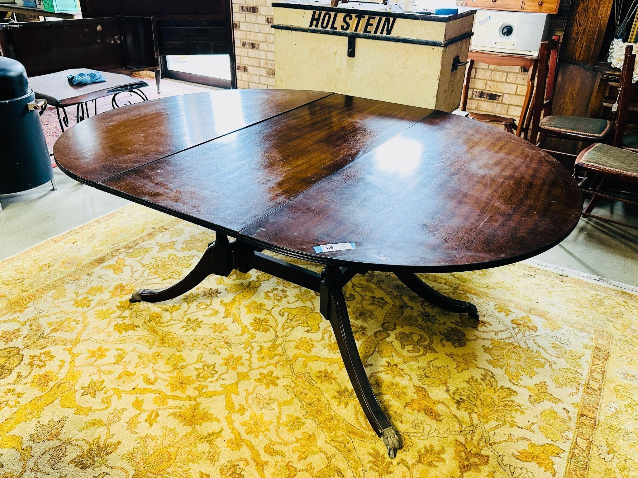 Antique Claw Foot Drop Leaf Table