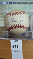 Cal Ripken jr autographed baseball