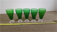 EMERALD GREEN GLASSES