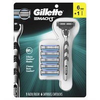 Gillette Mach3 Men Razor Handle with 6 Blade