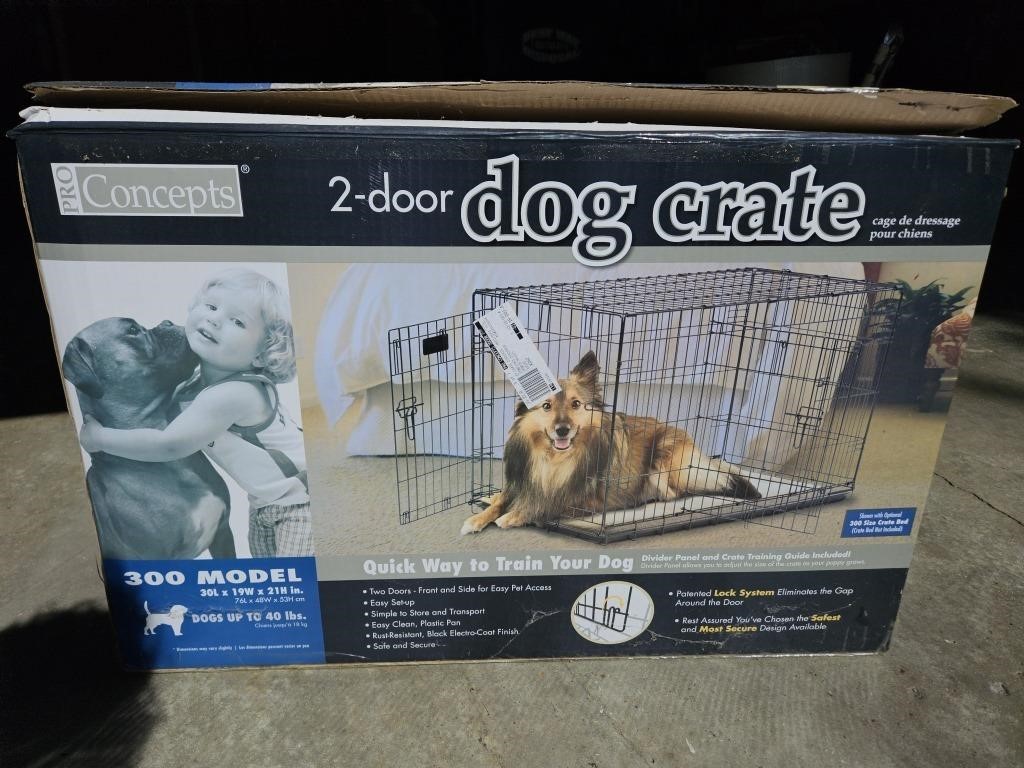 2 Door Dog Crate