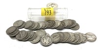 x50 - Mercury dimes, S-Mint -x50 dimes -Sold by