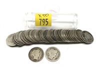 x50-Barber dimes -x50 dimes -Sold by the piece,