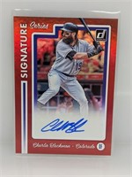 16/35 2017 Donruss Charlie Blackmon Auto