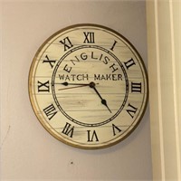 Wooden English Watchmaker Clock