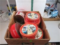 9 Vintage Tins (Country Street & more)
