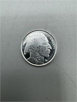 1/10th Oz. Silver Round Buffalo