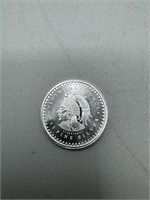 1/10th Oz. Silver Round Aztec