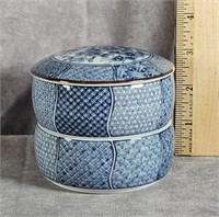 ORIENTAL TWO TIER STACKING BOWLS STAMPED