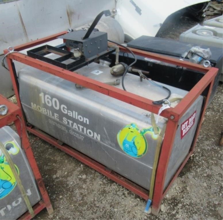 160 Gallon diesel fuel mobile station.