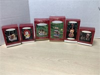 6 Christmas Ornaments (hallmark)