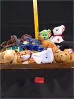 12 Ty Assorted Beanie Babies
