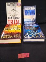 4 Fiction Books, Titles as Shown