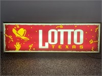 LOTTO LIGHTED SIGN 12 X 37