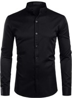 ZEROYAA MENS S LONG SLEEVE SHIRT