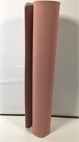 New Roll of Pink Fake Leather with Fleece Bottom