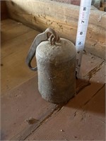 Cast-iron antique weight