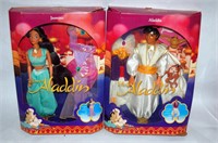 1992 Disney Aladdin & Princess Jasmine Dolls