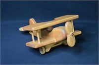 Handcrafted Wood Airplane