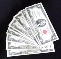 (10) RED SEAL $2 NOTES